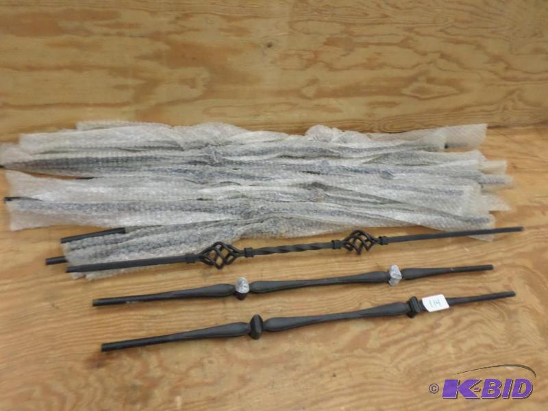 lot 114 image: Lot Of Misc Steel Railing Banisters...