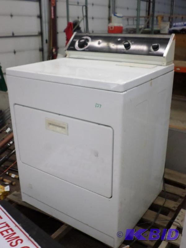 lot 137 image: Whirlpool 6-Cycle Natural Gas Dryer...