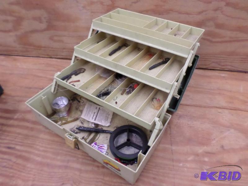 lot 144 image: Plano Tackle Box With Assorted Contents...