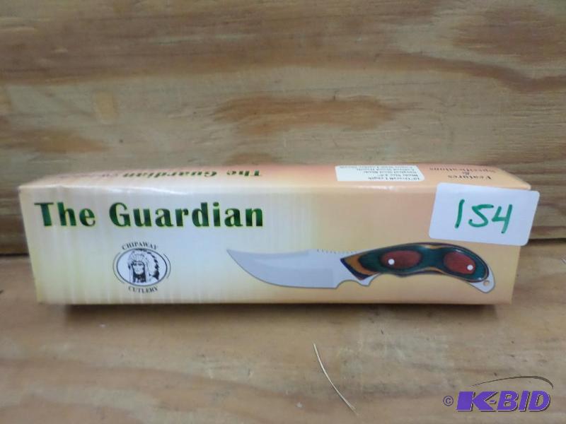 lot 154 image: Chippewa Cutlery The Gaurdian Knife, New...