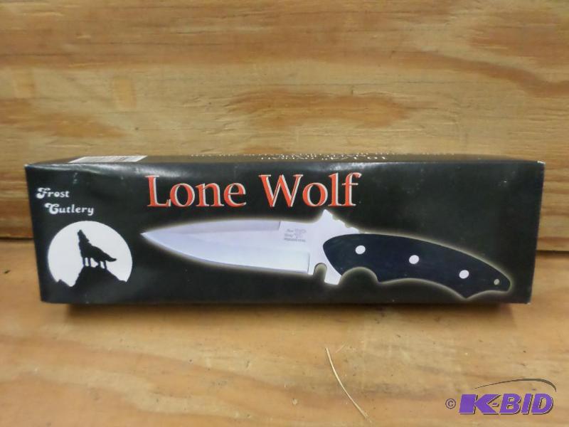 lot 160 image: Frost Cutlery Lone Wolf Knife, New...