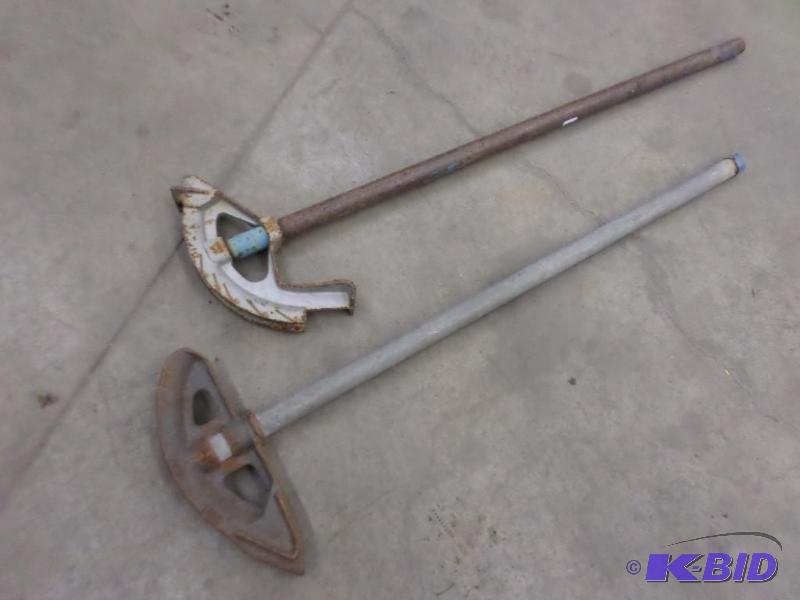 lot 20 image: (2) Large ConduitPipe Benders...