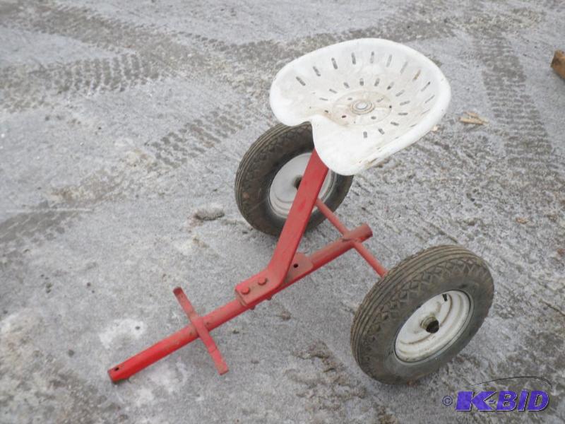 lot 5 image: Gravely Two-Wheeled Rear Seat...