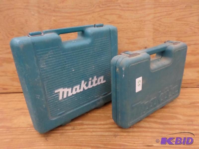 lot 55 image: (2) Empty Makita Tool Cases...