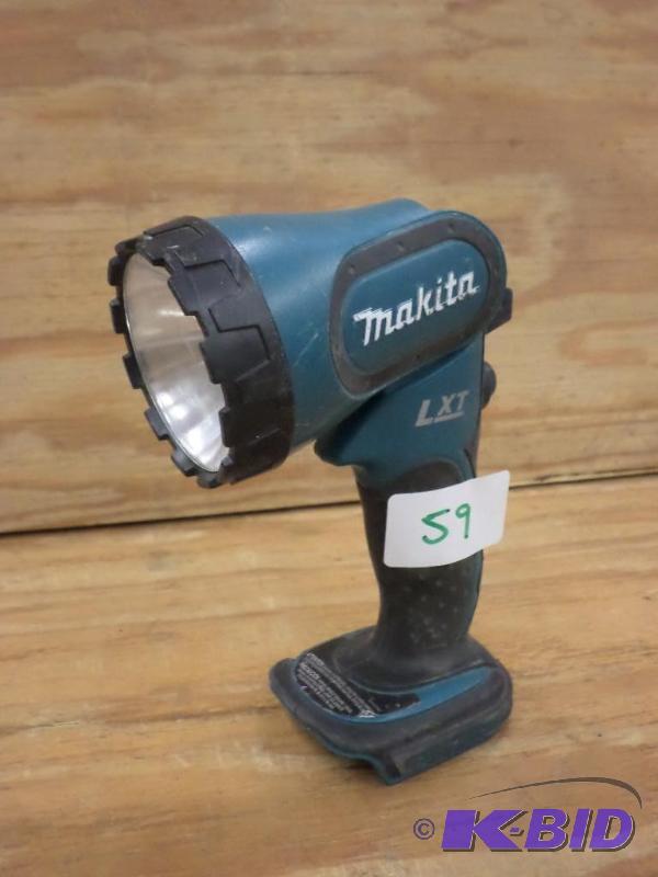lot 59 image: Makita LXT 18Volt Cordless Flashlight...