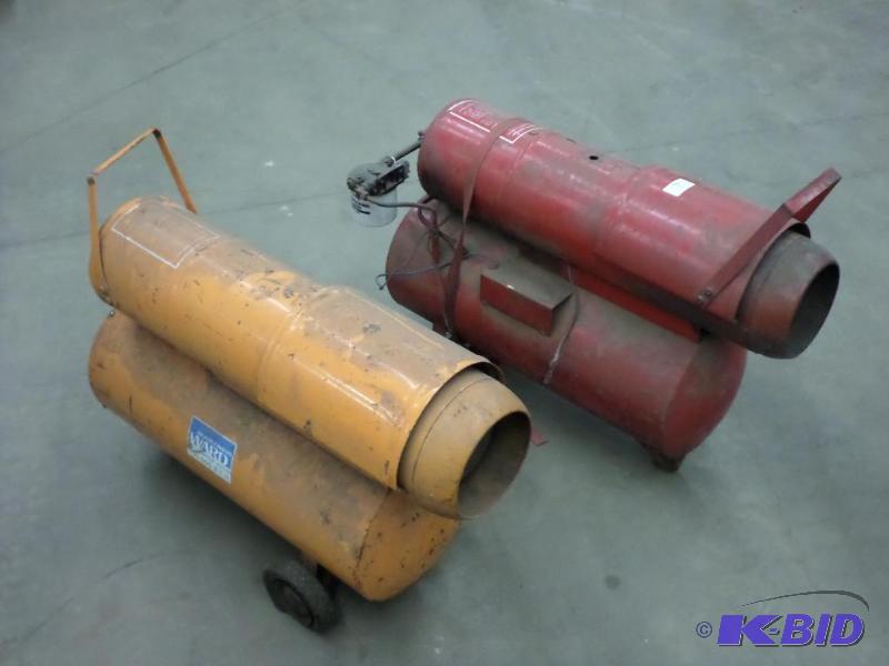 lot 7 image: Lot Of (2) DieselKerosene Shop Heaters, Wont...