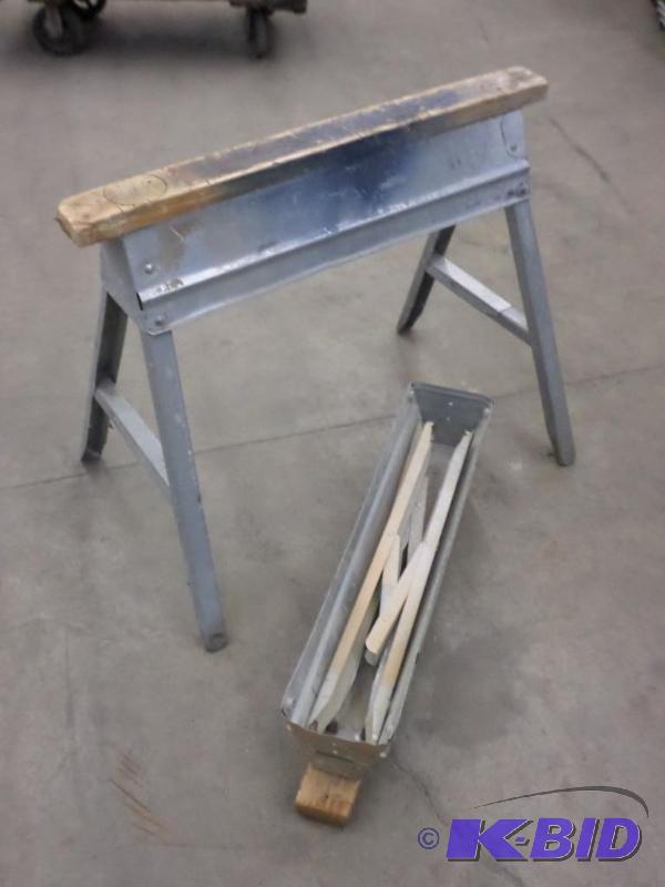 lot 72 image: Set Of (2) Folding Saw Horses...