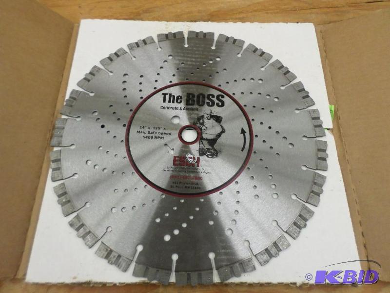 lot 85 image: Unused ESCH 10" Diamond ConcreteMasonar...