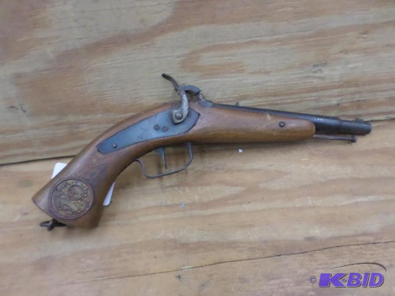 lot 89 image: Antique Black Powder Pistol...