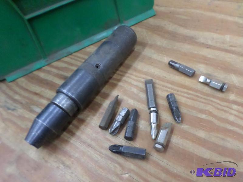 lot 91 image: Impact Driver With Assorted Bits...