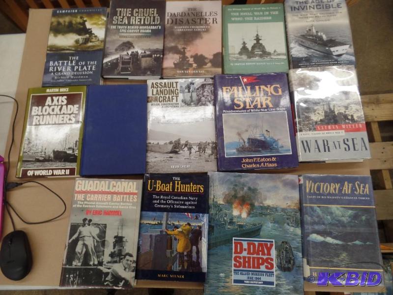 lot 13 image: Naval Ship Books