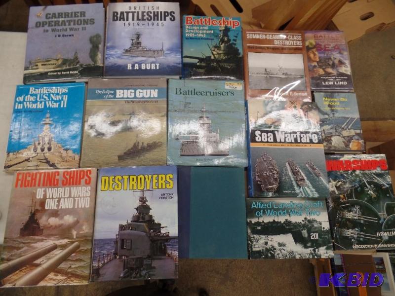 lot 43 image: Naval Ship Books