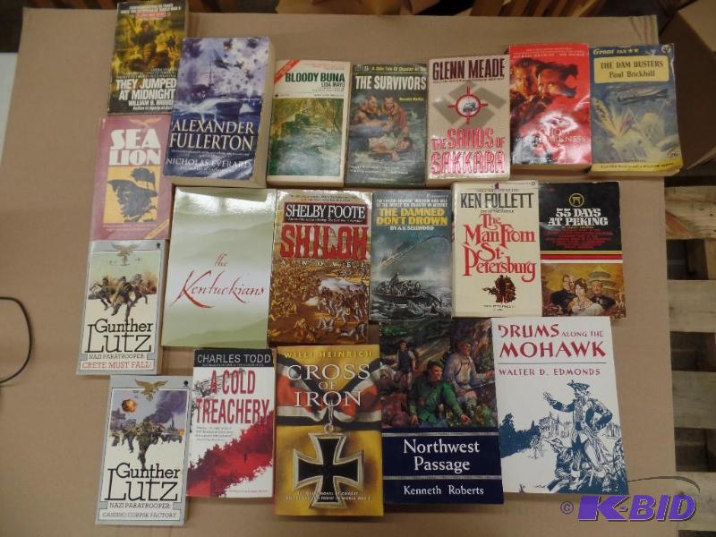 lot 5 image: Military Fiction Books