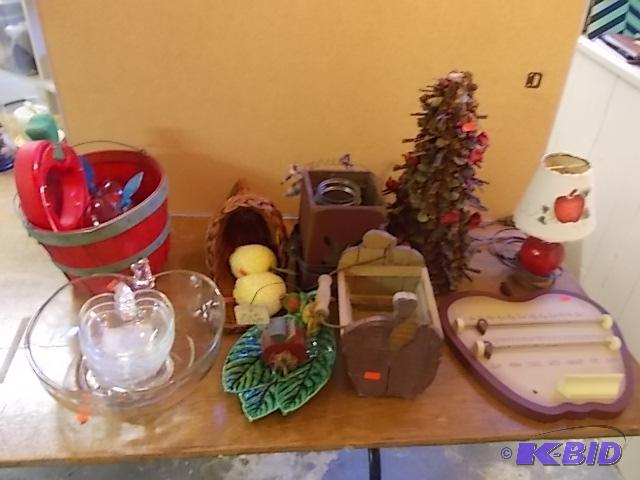 Collection Of Apple Theme Decor Bring Boxes...