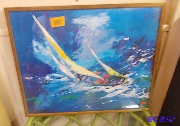 Framed Sailing Picture...