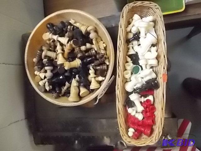 Assorted Chess Game Pieces...