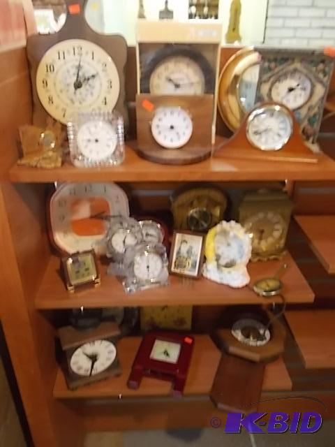 Large Lot Of Assorted Clocks Bring Boxes...