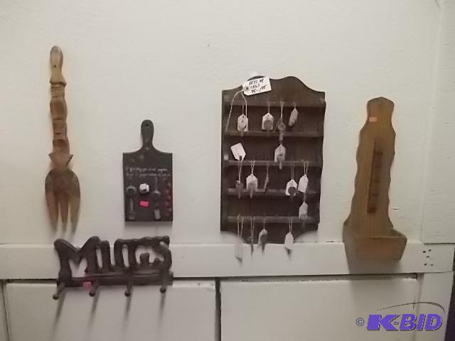 Wood Wall Decor, Keys, Misc...