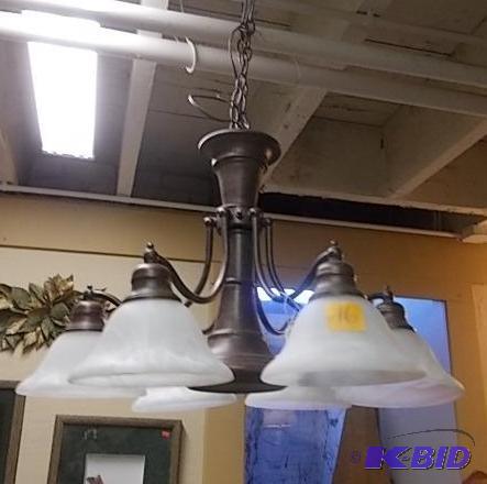 6-Globe Ceiling Light Fixture...