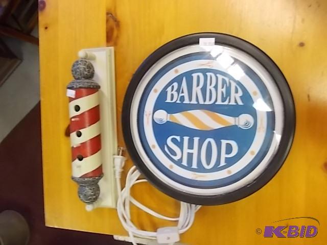Lighted Barber Sign, Barber Pole Bird House...