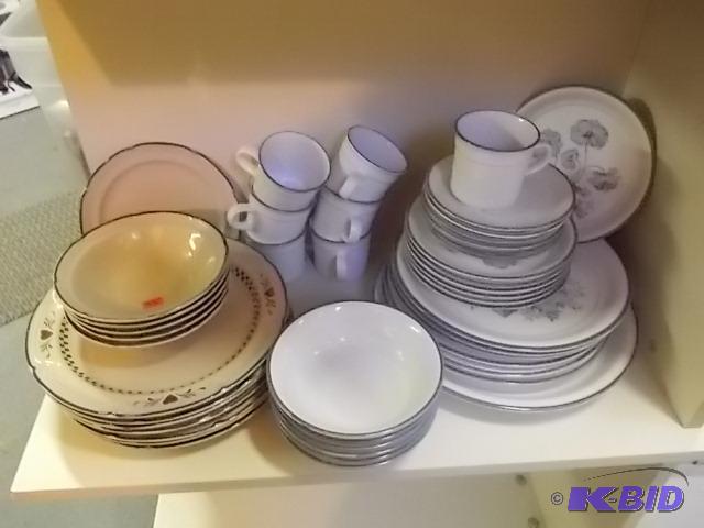 Lot Of Assorted Dishes Bring Box...
