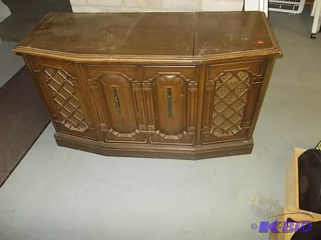 Vintage Console StereoRecord Player Bring He...