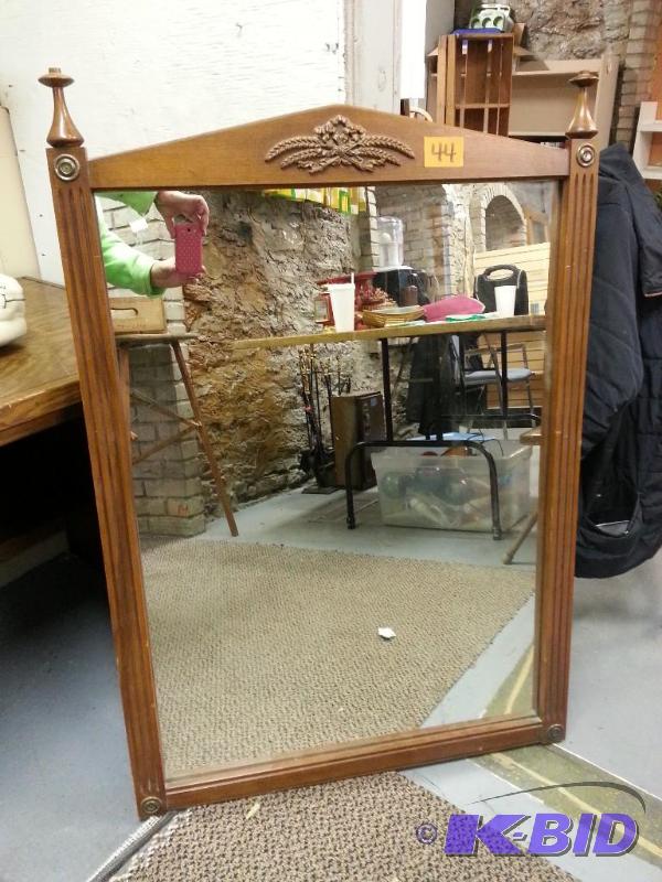 29 x 42 Early American Framed Mirror...