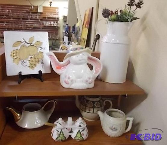 Contents On 2-Shelves (Tea Pots) Bring Boxes...