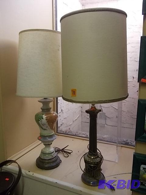 2-Lamps With Shades...