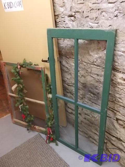 2-Old Windows (1-Screen, 1-Glass) 1-Lighted G...