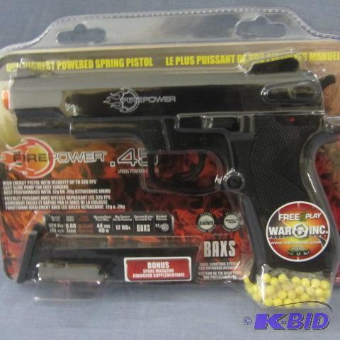 lot 12 image: Airsoft Spring Powered Pistol