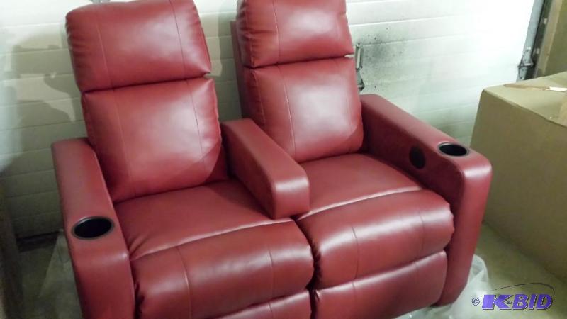 Movie Theater Seating, Double, Reclining, NEW