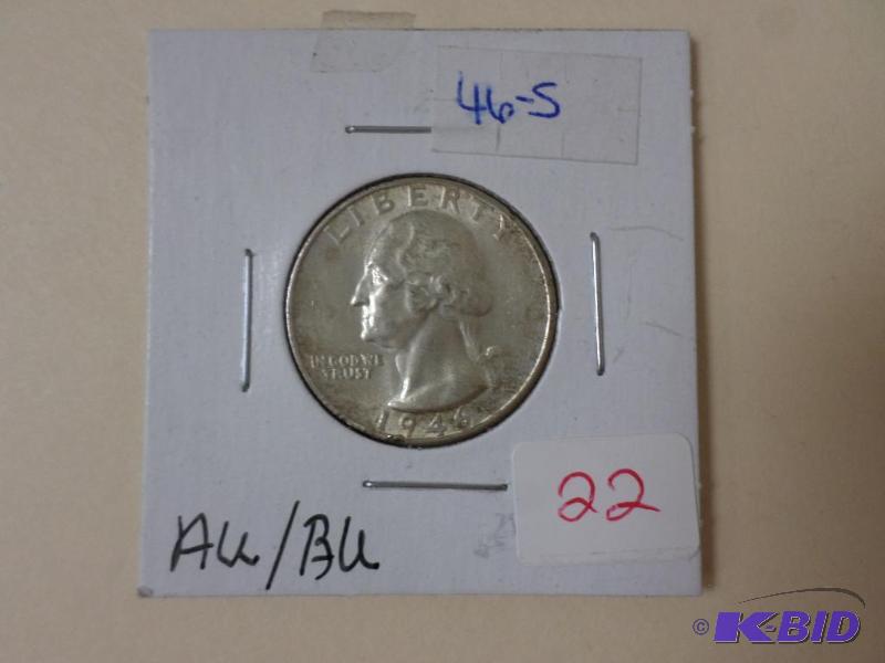 1946-S Quarter, BUAU...