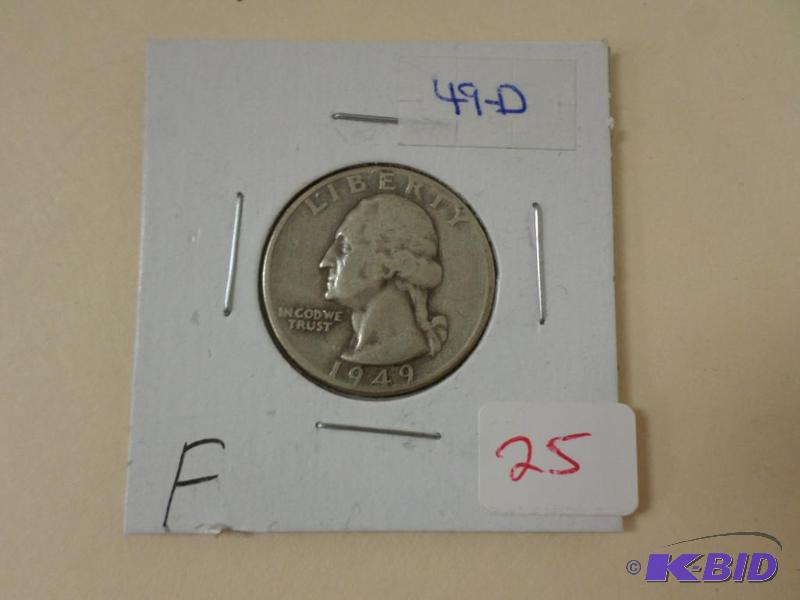 1949-D Quarter, F...