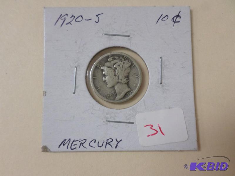 1920-S Mercury Dime...