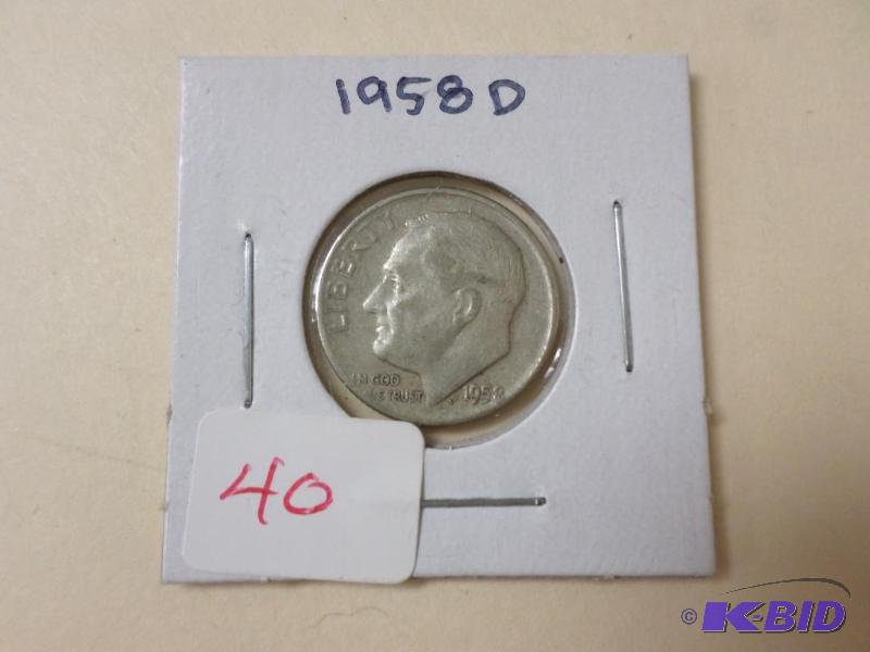 1958-D Roosevelt Dime...