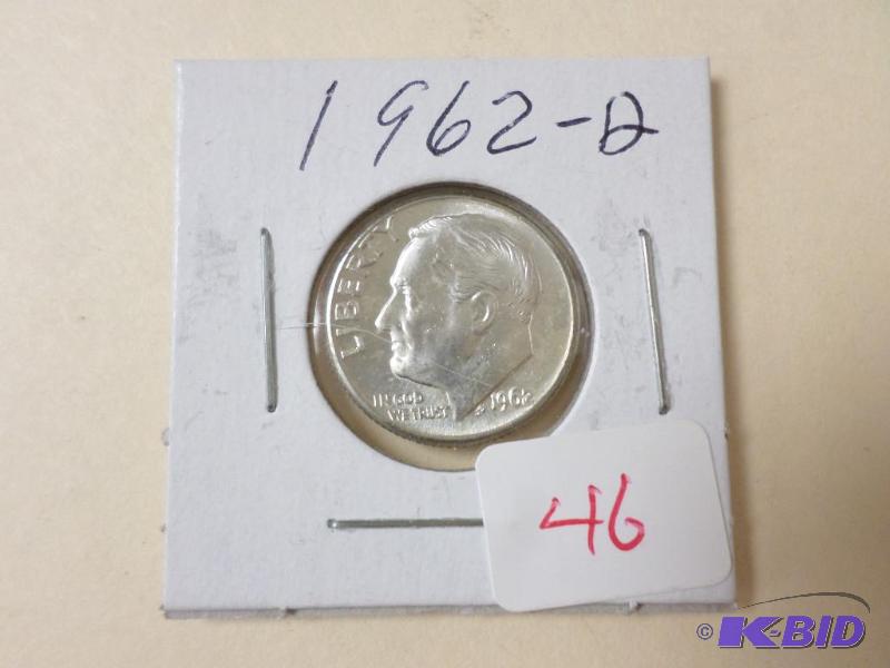1962-D GEM Dime...