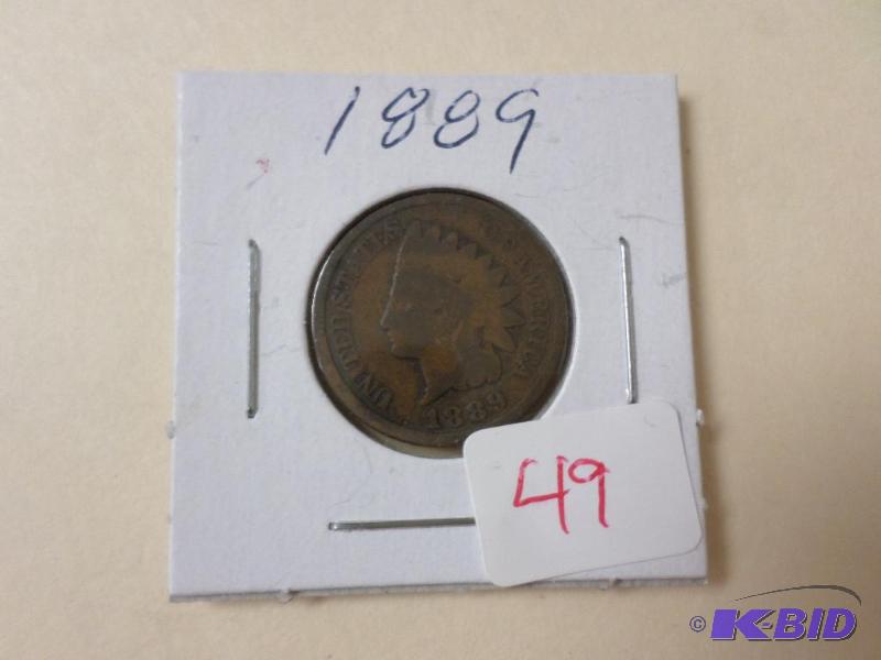 1889 Indian Head Penny...