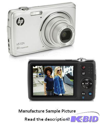 lot 142 image: HP Digital Camera - Silver - Model S510H - 20...