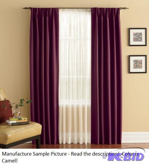 lot 188 image: Color Connection Pinch Pleat Panel Pair - col...
