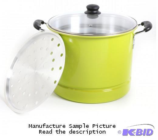 lot 23 image: Gibson 24 Quart 3 Piece San Miguel Pot - Lime...