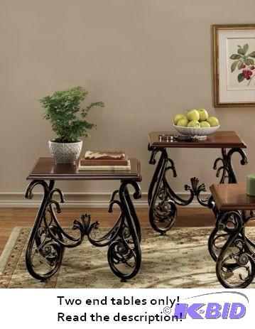 lot 34 image: Two Firenze&nbspEnd&nbspTable Set - All har...