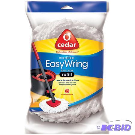lot 39 image: O Cedar Spin Mop Refill - Microfiber - Retail...