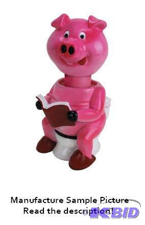 lot 50 image: Piggy on the Potty Soap Dispenser -&nbspResi...