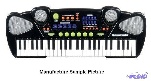 lot 8 image: Kids Toyz Kawasaki Keyboard - Black - 49-key ...