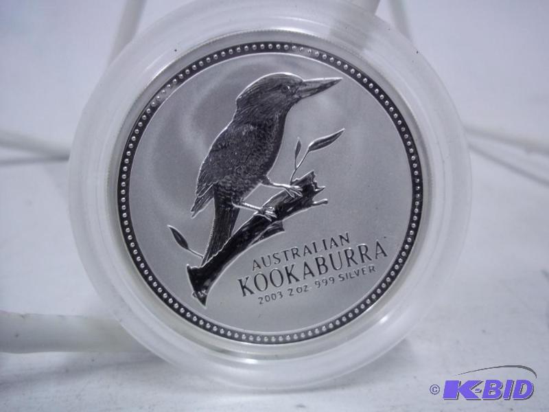 Australian Kookaburra 2003 2oz. 999 Silver 2 ...