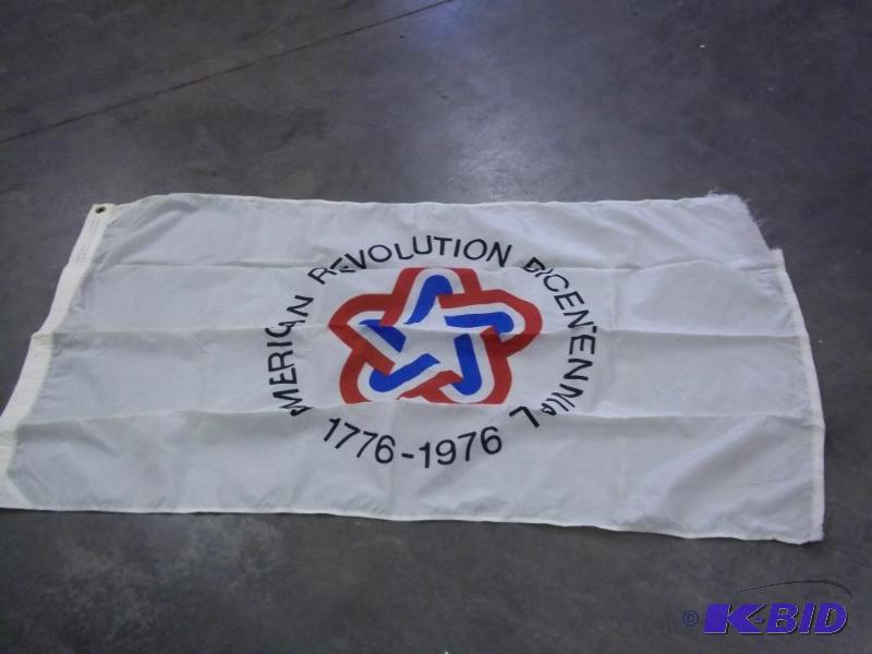 lot 108 image: American Revolution Bicentennial Flag...