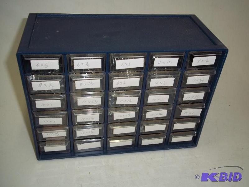 lot 13 image: Parts bins with parts, see photos for more de...
