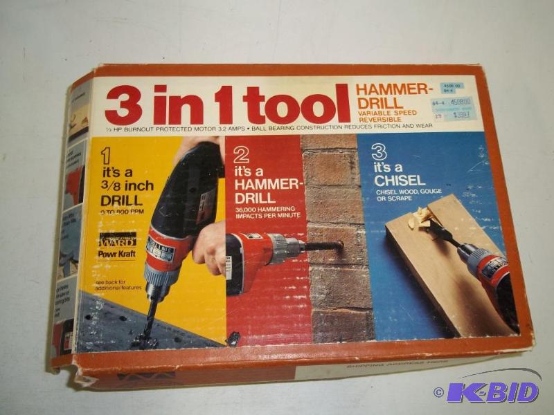 lot 15 image: 3 in 1 Tool Hammer Drill...