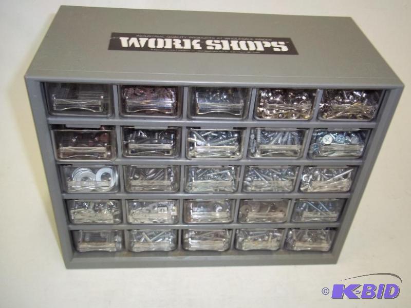 lot 18 image: Workshop parts bins with parts, see photos fo...